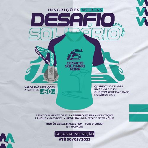 evento: 5° DESAFIO SOLIDÁRIO - ADRA 